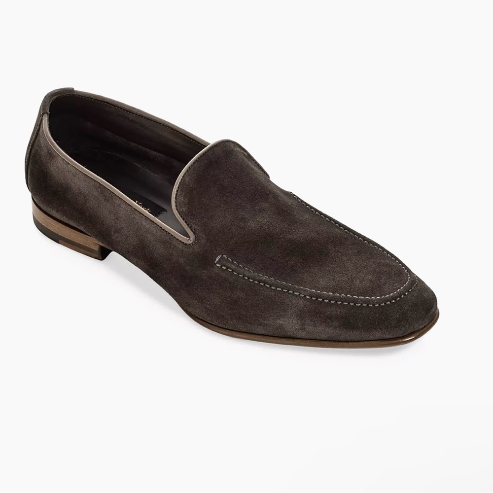 To Boot New York Beamon Suede Loafers Anthracite Size 11M